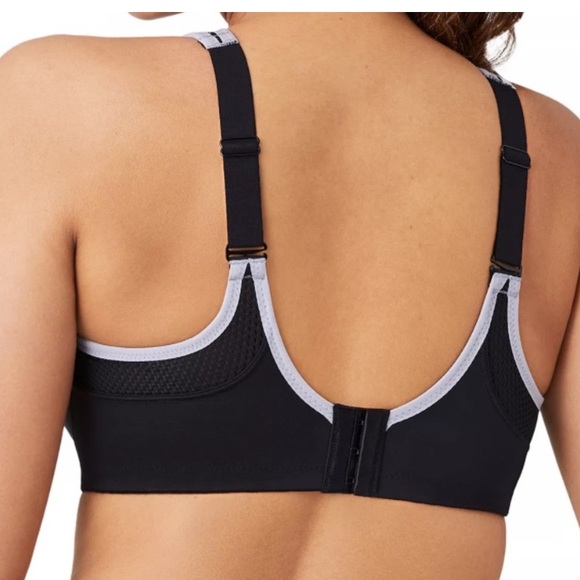 WACOAL I Bra Sports Bra Contour High Impact Black 853302 Size 38G - Picture 14 of 16